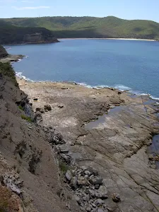 Gerrin Point rocksheld looking to maitland Bay