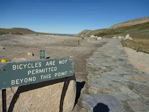 End of the trail at Rawson Pass