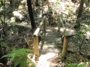Crossing a small timber bridge