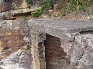 Concrete bunker below Grotto Pt Lighthouse