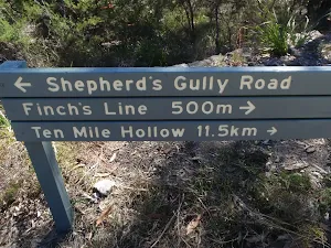 Signposted in of OGNR and Shephard's Rd