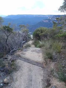 Track down to the lookout