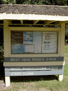 Information sign at the Basin