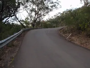 Road up to Blue Pool car park from the Causeway