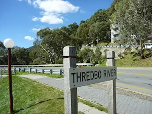 Thredbo River sign