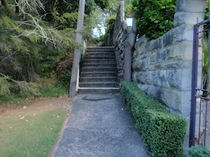Steps up to Morella Rd