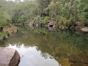 Natural dam pool