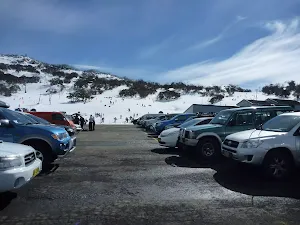 Looking over Smiggins car park to ski area