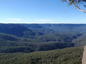 The famous Blue haze of the mountains