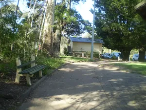 park next to kiosk