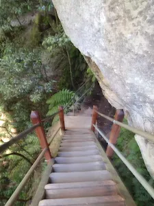Stairs down the valley