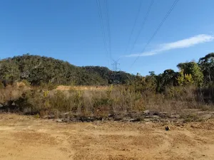 Powerlines at the top of the Simpsons track