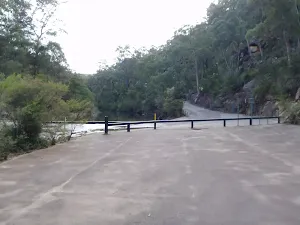 Fenced off car park next to the Causeway