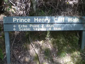 Prince Henry Cliff Walk sign