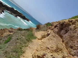 Track up the side of Bourna Island