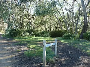 Following the Merritts Nature Track sign