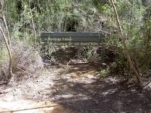 Winifred Falls sign