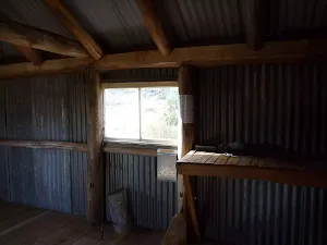 Inside Paton's Hut