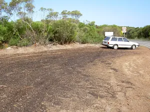 Parking at the top of Garie Rd