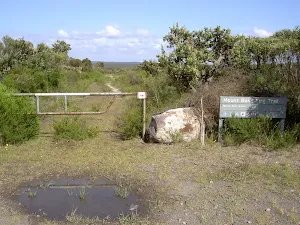 Mount Bass service trail gate