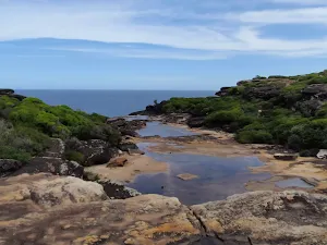 Creek running off sea cliffs