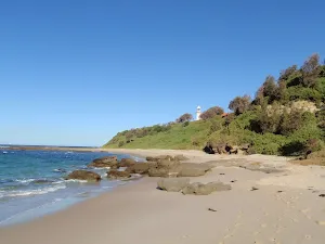 Norah Head lighthouse in the distance