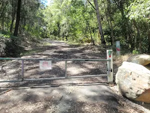 gate on Green Point water reservoir driveway
