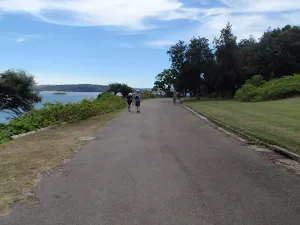 Walking along the old road