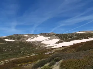Snow on the side of Mt Twynam