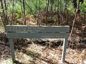 Sign at the Int of OGNR and Simpsons Track