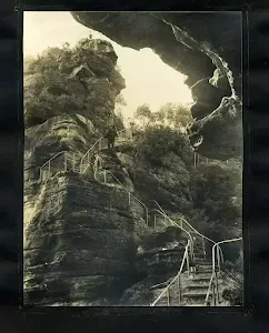 The Giant Stairway Katoomba 1935 Harry Phillips