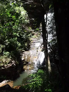 Looking down on Empress Falls