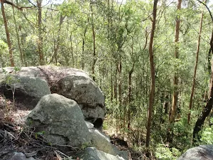 Boulders near valley view on Glasson's Trail