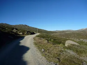 Walking along the old road