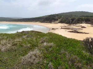 North Tura Beach from Bournda Island