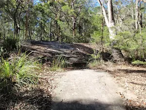 Crossing a rock platform