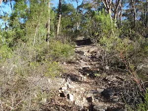 Climbing to the Willunga trig point