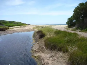 Pinney's Creek looking towards Pinney's Beach 