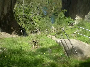 Steps down below Carlotta's Arch