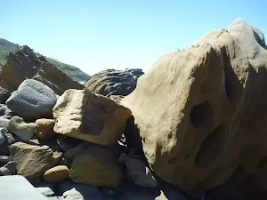 Jumbled boulders