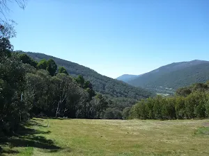 Looking down the Thredbo Valley from near the Snowgums midstation