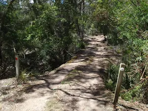 Small bridge over creek bed