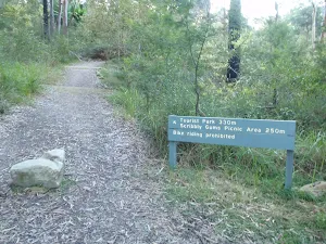 Track down from Tourist Park