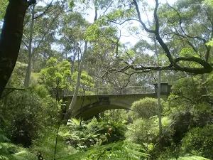 View of historic bridge