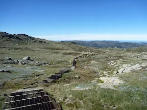 Looking down the steps towards Thredbo