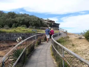 Foot path beside the Gap
