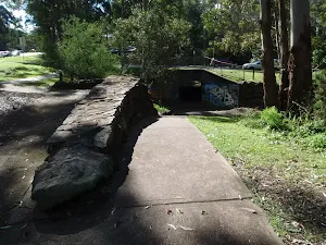 Pedestrian tunnel under the road