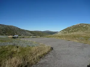Blue Lake intersection on the Main Range Track