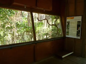 Bird hide at the Wildlife Exhibits in Carnley Avenue Reserve