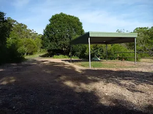 Metal shelter on the Galgabba Point walk